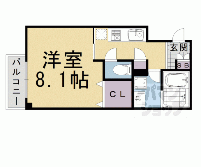 【アンジュ小川】間取