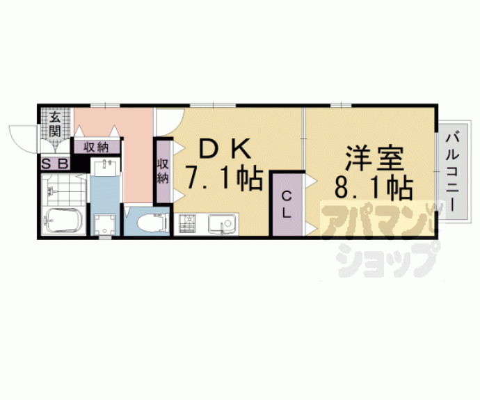 【エルメゾンルポゼ】間取