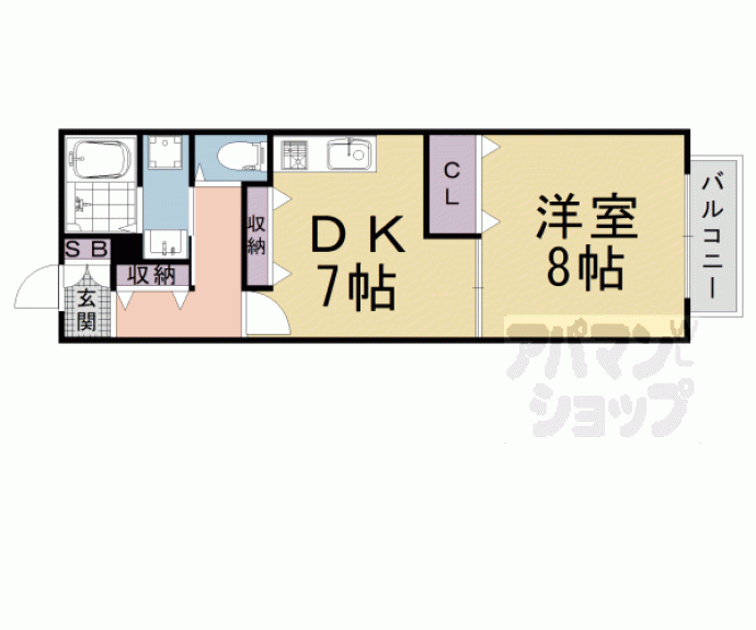 【エルメゾンルポゼ】間取