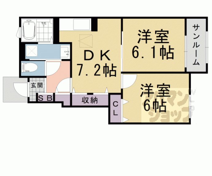【ベルデーア】間取