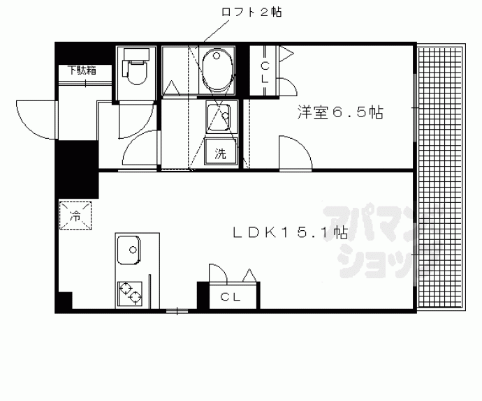 【Vine Oak General(バインオークジェネラル)】間取