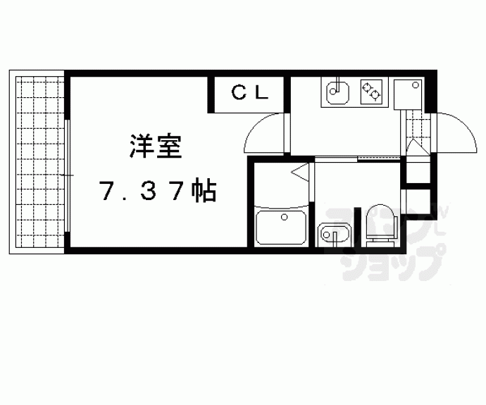 【Ａｐｐａｒｔａｍｅｎｔｏ北山】間取
