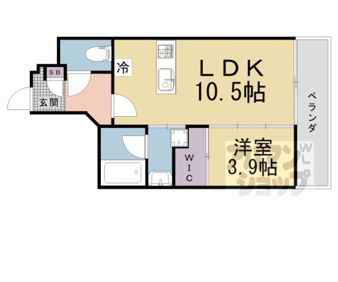 【Ａｐｐａｒｔａｍｅｎｔｏ鞍馬口】間取