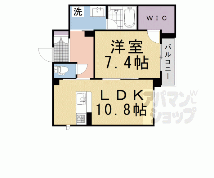 【モモ北山】間取