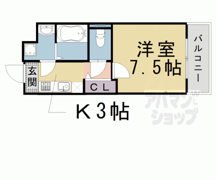 【Ｖｉｎｅ　Ｏａｋ　Ａｇｅｈａ（バインオークアゲハ）】間取