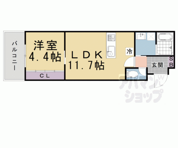 【Ｒ－Ｇｒａｎｔｓ東山泉涌寺】間取