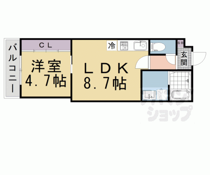 【Ｒ－Ｇｒａｎｔｓ東山泉涌寺】間取