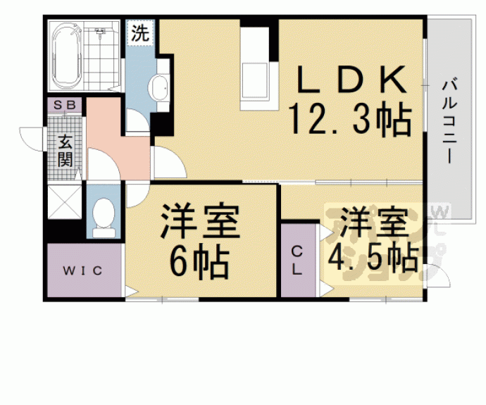 【アラモード寺田】間取