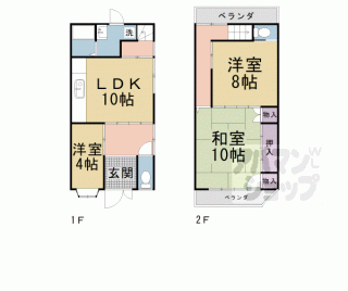 【深草川久保町貸家】