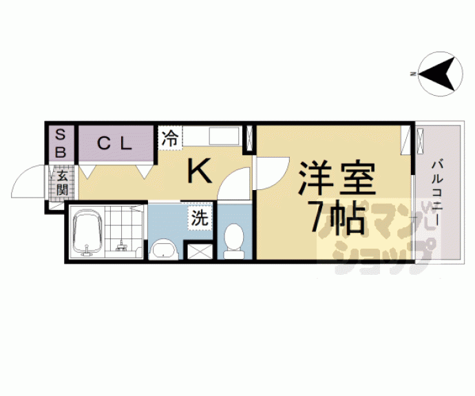 【マトカ伏見稲荷】間取