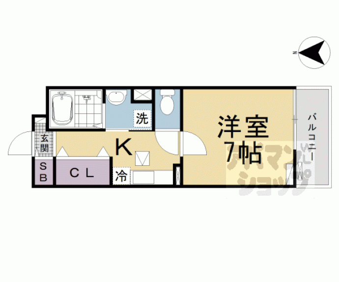 【マトカ伏見稲荷】間取