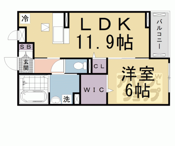 【ガーデンハイム　久御山】間取