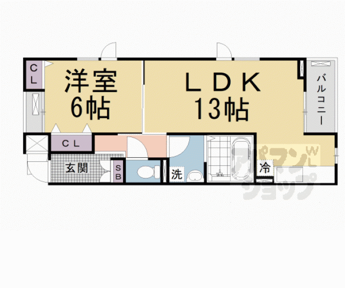 【ガーデンハイム　久御山】間取