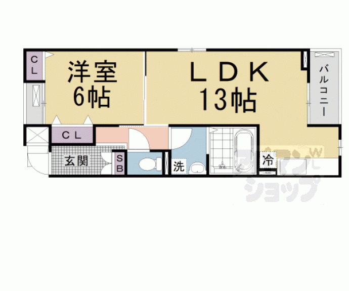 【ガーデンハイム　久御山】間取