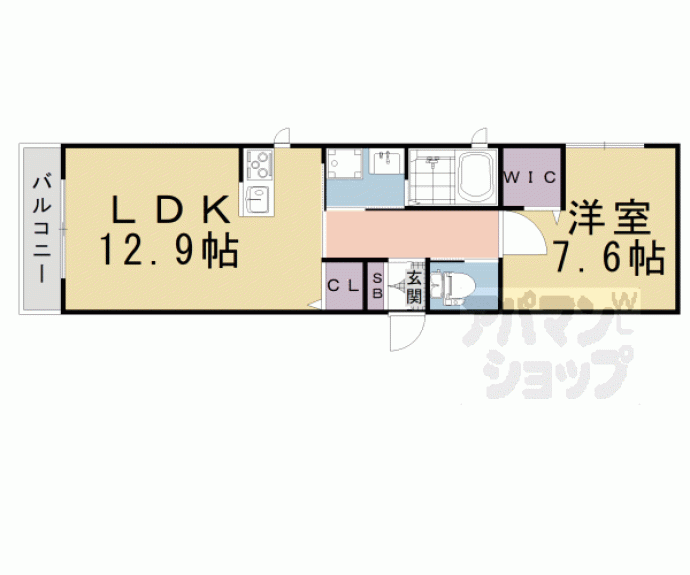 【エクラージュ沙羅】間取