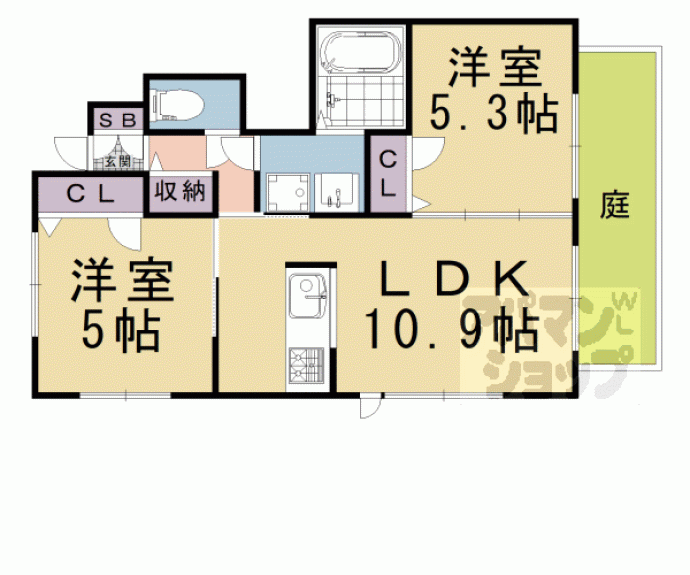 【シャーメゾン昊】間取