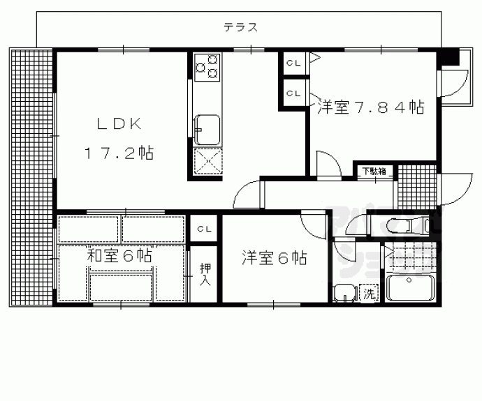 【コンチネンタルオオサギ】間取