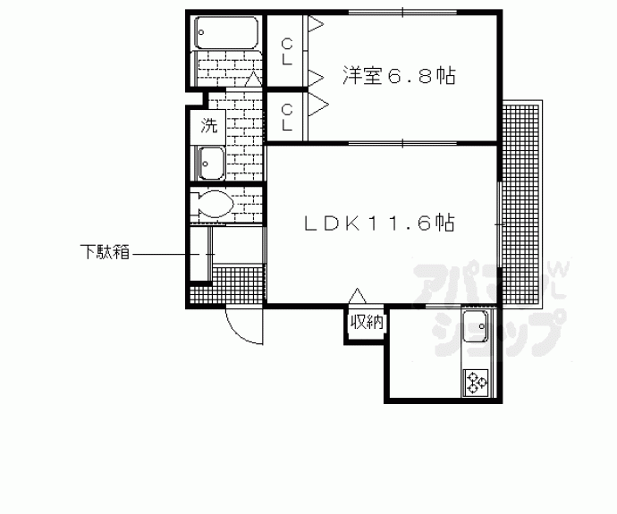 【サンクスパレＳ－ｆｉｅｌｄ】間取