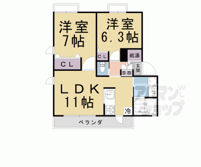 【アーブルヴェール】間取