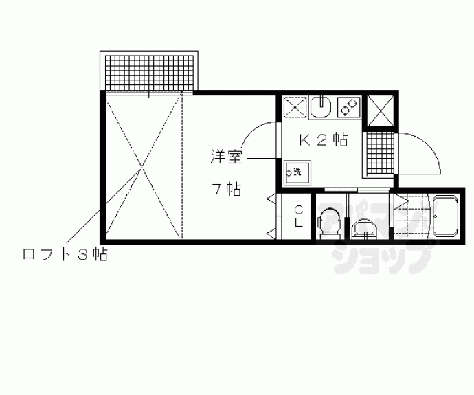 【ガーネット鞠小路】間取