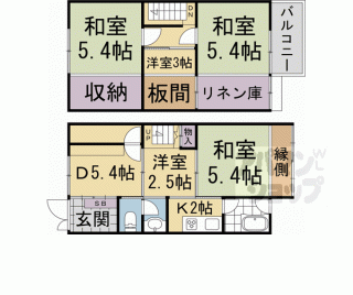 【吉田下阿達町貸家】