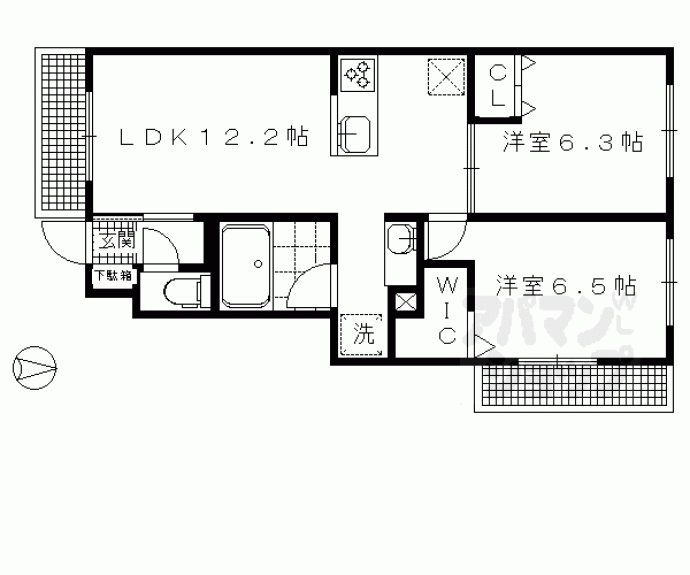 【ハッピネス】間取