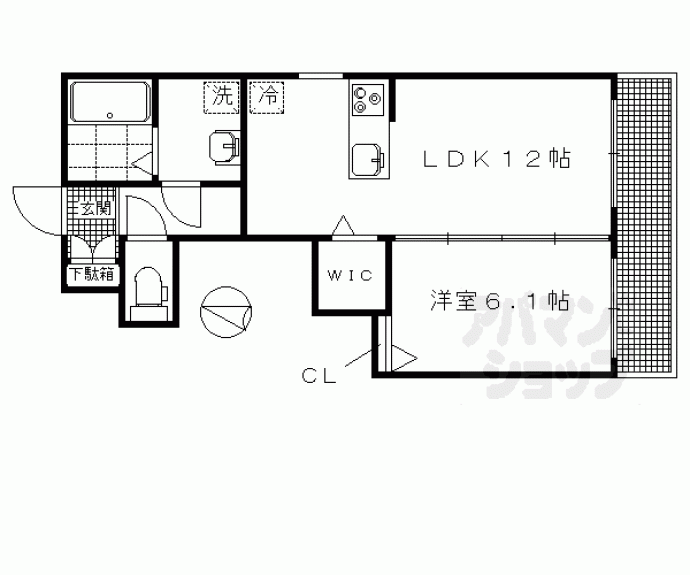 【エル牛ノ宮】間取