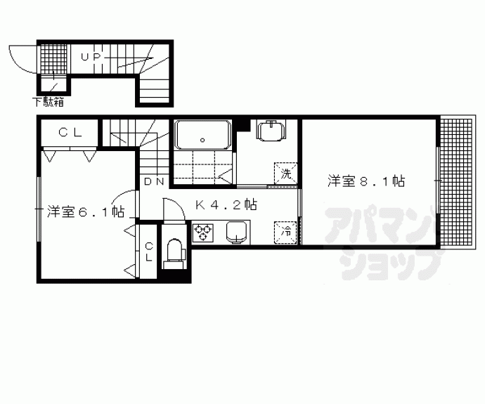 【セジュールウィット高見】間取