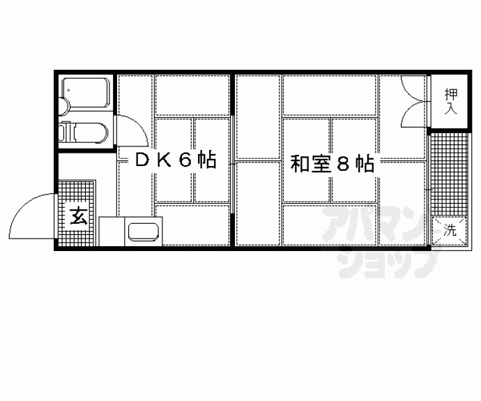 【コーポホワイト】間取