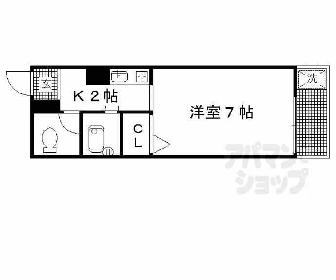 【エスタシオンシバタ】間取