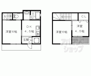【吉田下阿達町貸家２３－３２】