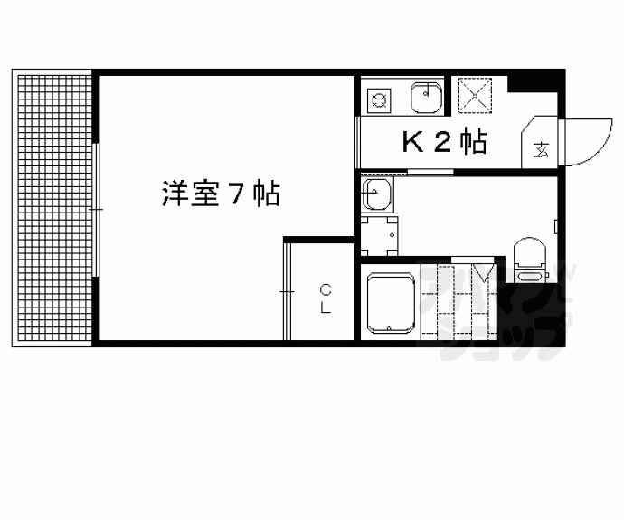 【アトリエB4】間取