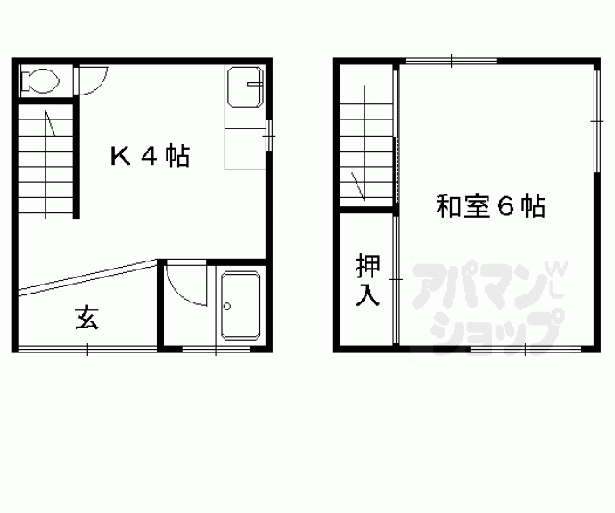 【下鴨の貸家】間取