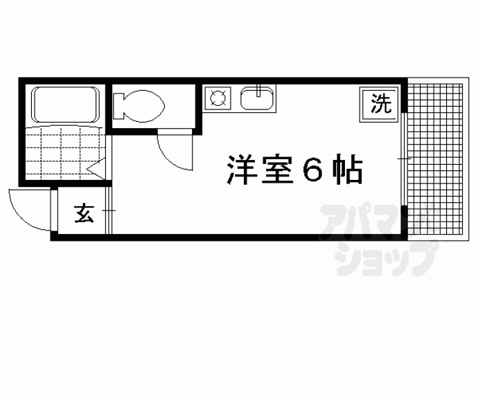 【Ｃａｒｌ　Ｖｉｌｌａ　茶山】間取