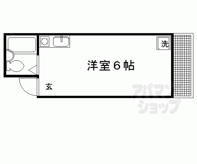 【Ｃａｒｌ　Ｖｉｌｌａ　茶山】間取