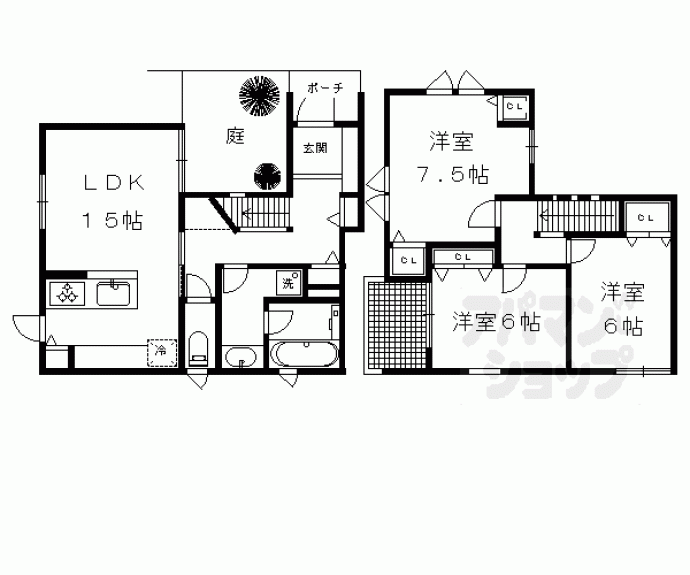 【ＮＩＰＯＴＥ（ニポーテ）】間取