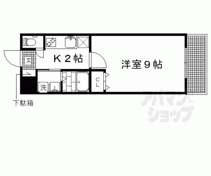 【カノン修学院】間取