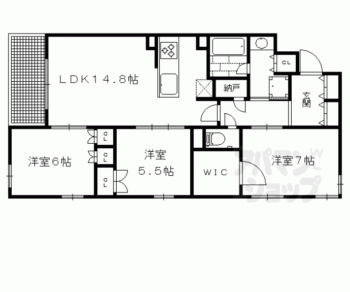【プレージア京都聖護院ノ邸】間取