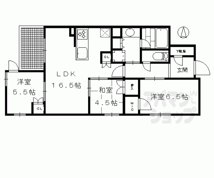 【プレージア京都聖護院ノ邸】間取