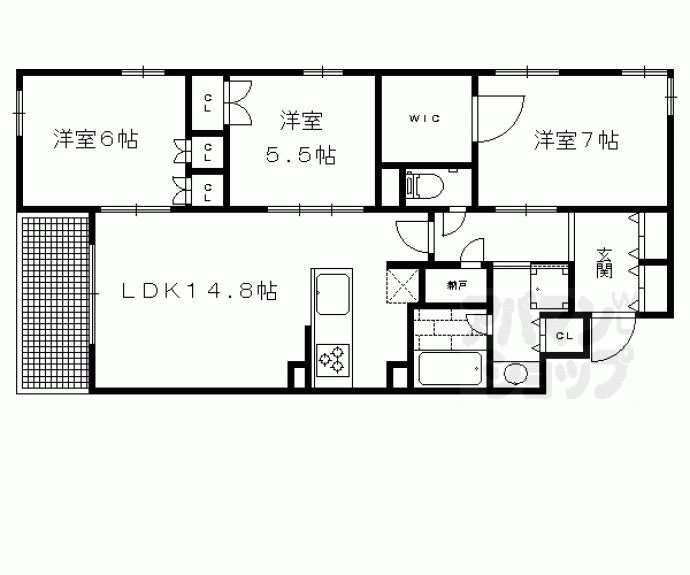 【プレージア京都聖護院ノ邸】間取