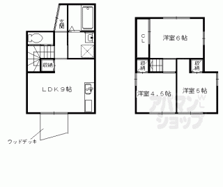 【寺戸町大牧貸家１－２５３】