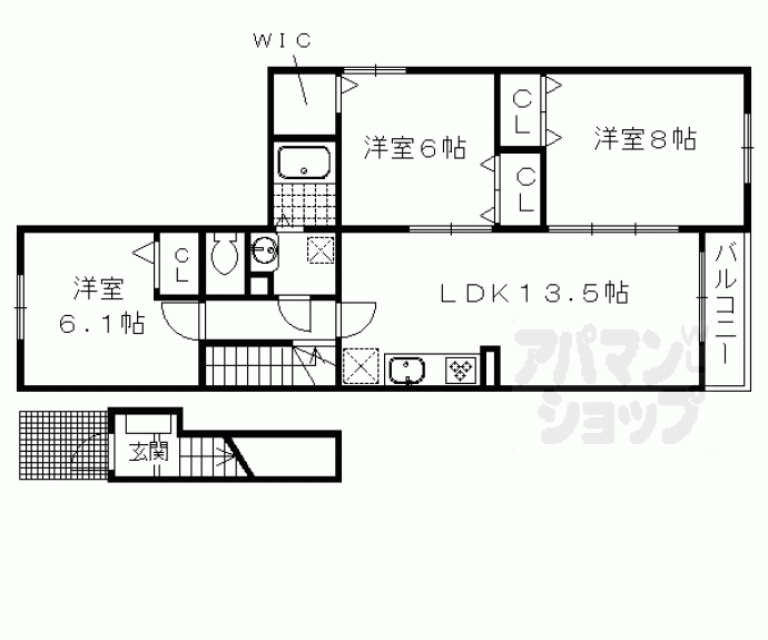 【ルミエール車塚】間取