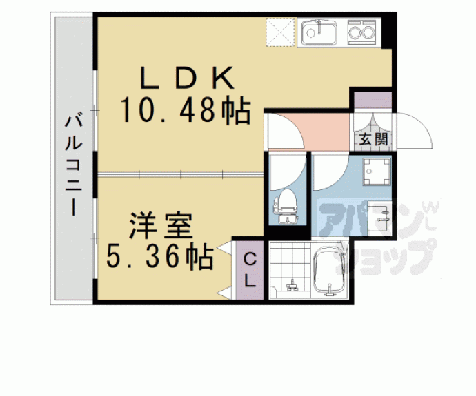 【フォース桂】間取