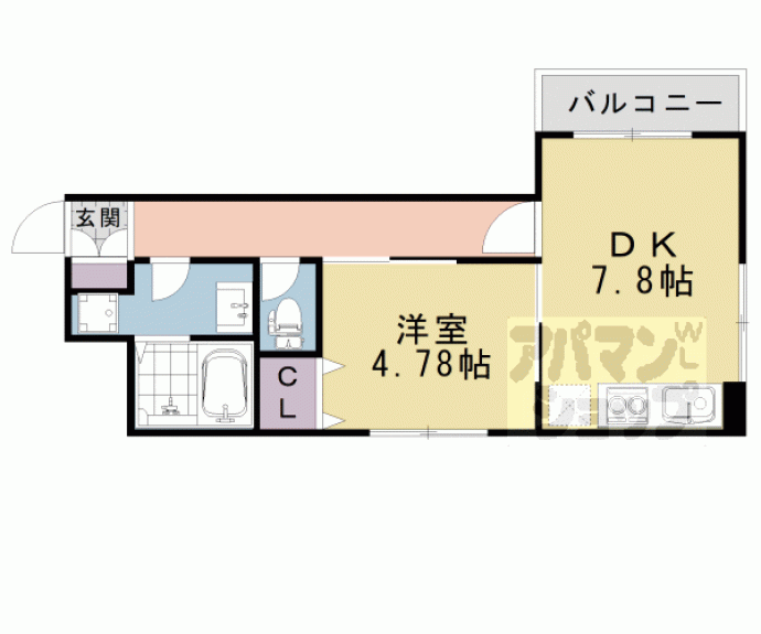 【フォース桂】間取