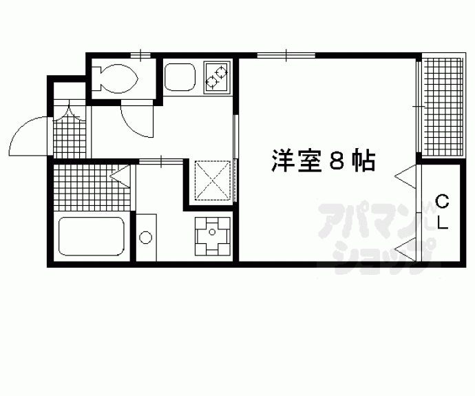 【シャトル洛西口】間取