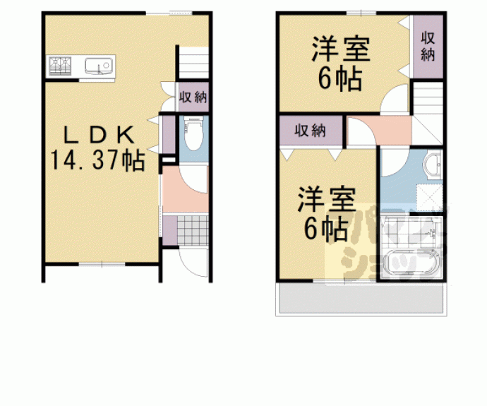 【セントフィオーレ西山天王山】間取