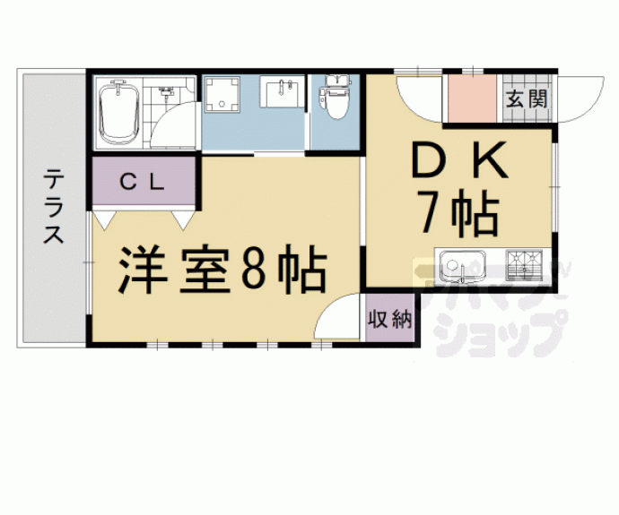 【パインフィールド】間取