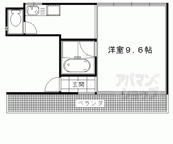 【フレッシュハウスタテオカ】間取