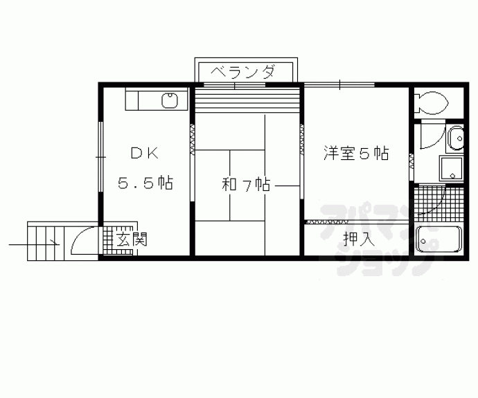 【ハイツセブン】間取