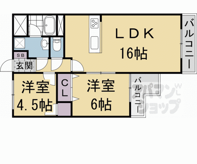 【グランパール】間取